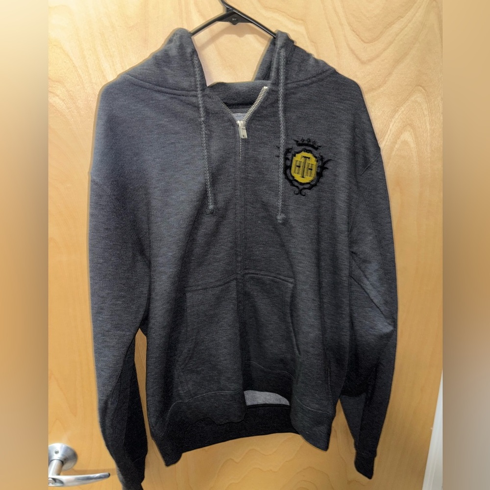 Disney Parks Hollywood Tower Hotel Zip Hoodie sizeL
